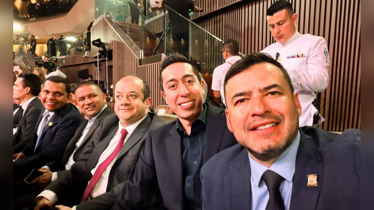 En la posesión presidencial